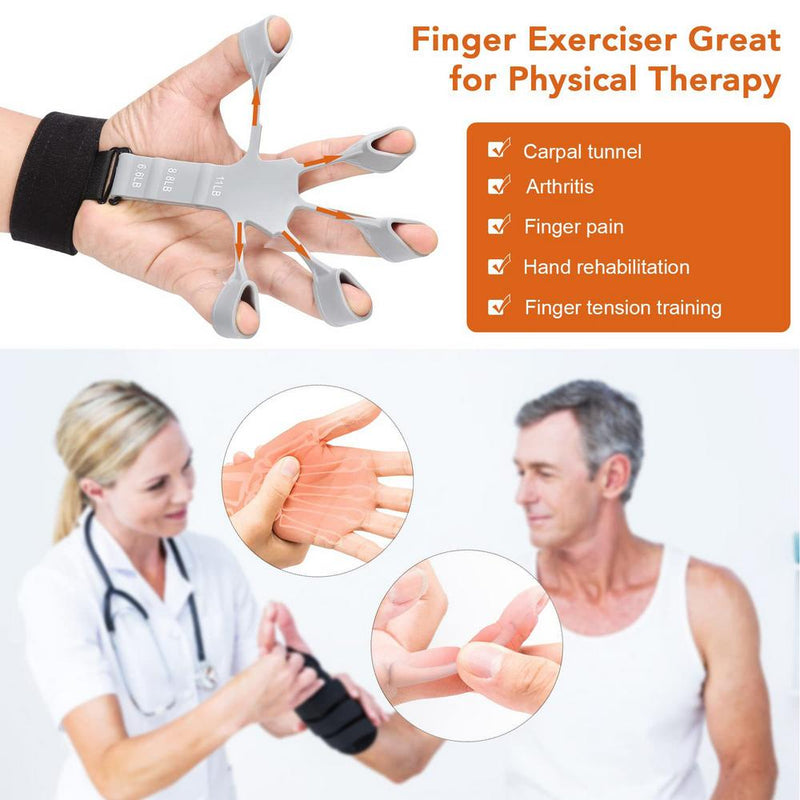 Finger Gripper, Resistant Finger Exerciser, Patients Hand Recovery Physical Tools